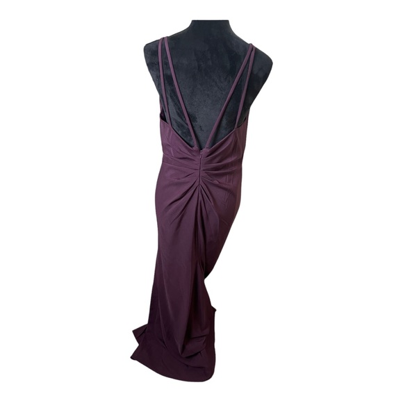 Cachet Slit Bridesmaid Maxi Dress Size 10 - Picture 3 of 7